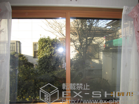 の二重窓（内窓） インプラス　ダストバリア仕様　引違い窓2枚建て 施工例