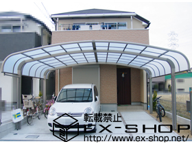 のカーポート テールポートシグマIII ワイド 積雪〜20cm対応 施工例