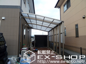 のカーポート ルーフポートシグマIII 延長 積雪〜20cm対応＋ 延長用 サイドパネル 施工例