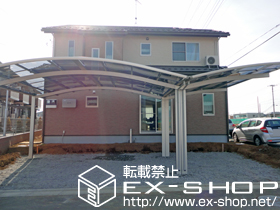 のカーポート プレシオスポート ワイド　積雪〜20cm対応 施工例