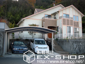 のカーポート プレシオスポート ワイド 積雪〜20cm対応 施工例