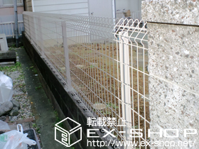 のフェンス・柵 メッシュフェンス G10-R 施工例