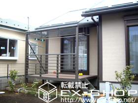 のテラス囲い・サンルーム ほせるんですII ハーフ囲い F型 オープンタイプ 積雪〜20cm対応 施工例