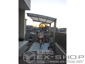 のサイクルポート・駐輪場 カーブポートシグマIII ミニ 積雪〜30cm対応 施工例