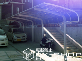 のカーポート テールポートシグマIII 縦連棟　積雪〜３０cm対応 施工例