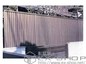 LIXIL リクシル(TOEX)のフェンス プリレオR6型フェンス フリーポールタイプ 施工例