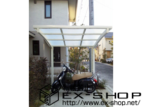 のサイクルポート・駐輪場 カーブパークシグマIII オープンタイプ　積雪〜20cm対応 施工例