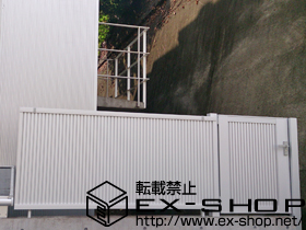 のフェンス・柵 ライシスフェンス6型　フリーポールタイプ 施工例