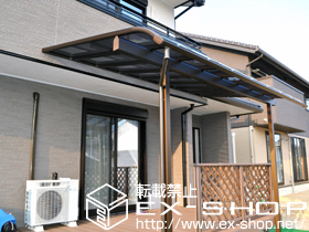 のテラス屋根 ヴェクターテラス R型 テラスタイプ ?積雪〜20cm対応 施工例