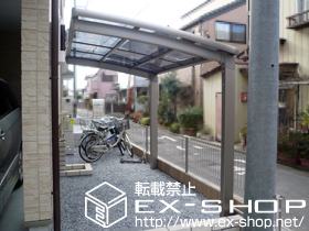 のサイクルポート・駐輪場 カーブパークシグマIII 積雪〜20cm対応 施工例