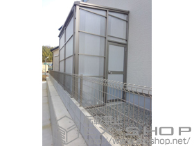 のストックヤード サンストックヤード F型 波板タイプ 積雪〜20cm対応 施工例