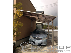 のカーポート ルーフポートシグマIII 積雪〜20cm対応　※異形納まり 施工例