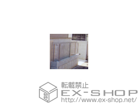 のフェンス・柵 メッシュフェンスA型 自由柱式 施工例