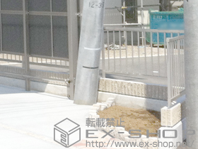 のフェンス・柵 レスティナフェンス21型 自由柱施工 施工例