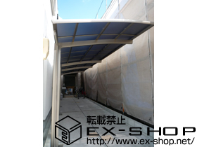 のカーポート カーブポートシグマIII 縦連棟タイプ 積雪〜20cm対応 施工例