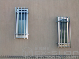 の面格子・窓格子 アルミ面格子 A型 施工例