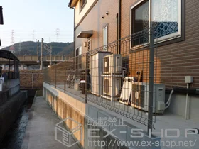 LIXIL ���N�V��(TOEX)�̃t�F���X�E��E�� �n�C�O���b�h�t�F���XUF8�^ �t���[�|�[���^�C�v �{�H��