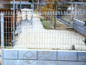 のフェンス・柵 メッシュフェンス G10-R 施工例