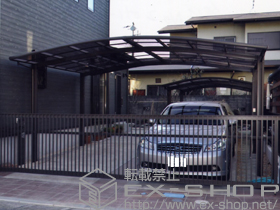 のカーポート カーブポートシグマIII ワイド 積雪〜30cm対応 施工例