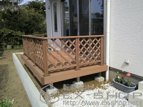 LIXIL ���N�V��(�g�X�e��)�̃E�b�h�f�b�L ���R�X�e�[�WII �P��+�f�b�L�t�F���X+�X�e�b�v2�i�@�\�t�g�u���E�� �{�H��