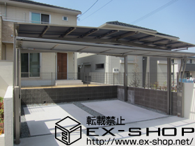 のカーポート アーキフィット M合掌 積雪〜20cm対応 施工例