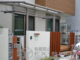 のテラス屋根 ライザーテラスII F型 テラスタイプ 積雪〜20cm対応 施工例