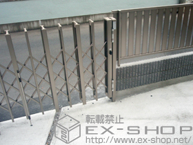 のカーゲート アルシャインII H型 Aタイプ 両開き親子 施工例