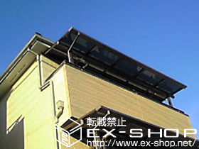 のバルコニー・ベランダ屋根 ライザーテラスII F型 屋根タイプ 単体　積雪〜20cm対応 施工例