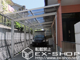 のカーポート エフルージュ 縦連棟 積雪〜20cm対応 施工例