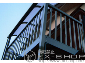 のバルコニー アクトステージA型 太格子 単体 柱建て式 施工例