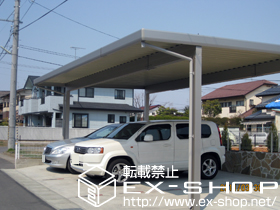 のカーポート レオンポートneo 3台用 積雪〜50cm対応 施工例