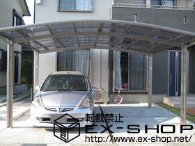 のカーポート カーブポートシグマIII ワイド　積雪〜20cm対応　 施工例