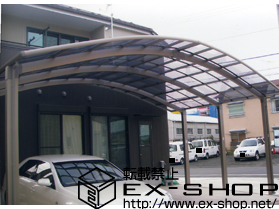 のカーポート リベルポートシグマIII 1500 3台用 積雪〜50cm対応 施工例