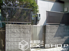 のフェンス・柵 ライフモダンII　B2型フェンス　H800 施工例
