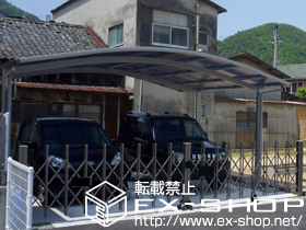 のカーポート プレシオスポート ワイド　積雪〜20cm対応 施工例