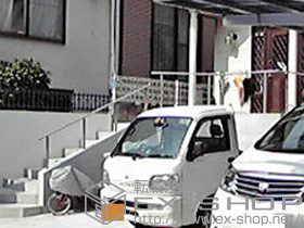 の手すり パルトナーＵＤフェンス　1型自立タイプ 施工例