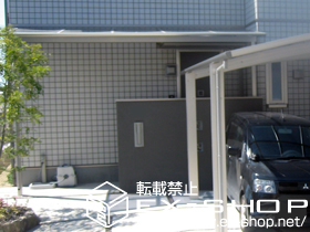 のテラス屋根 ヴェクターテラス F型 テラスタイプ 単体　積雪〜20cm対応 施工例