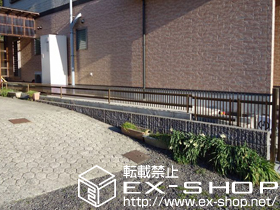 のカーゲート トリップゲート PA型 ノンレール 両開き 36W 施工例