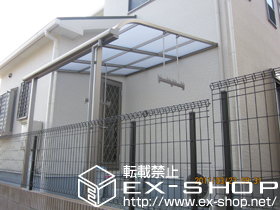 のテラス屋根 ライザーテラス?R型 テラスタイプ 単体 積雪〜20cm対応 施工例