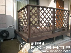 LIXIL ���N�V��(�g�X�e��)�̃E�b�h�f�b�L ���R�X�e�[�WII �ꕔ�A�[�����H+���R�X�e�[�WII �f�b�L�t�F���X 3�X�p�����p�R�[�i�[ �{�H��