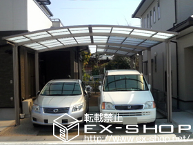 のカーポート カーブポートシグマIII ワイド 積雪〜20cm対応 施工例