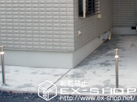 のカーゲート スペースガード F48型 埋込式 キー付き 施工例