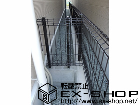 のフェンス・柵 ハイグリッドフェンスN8型 フリーポールタイプ 施工例