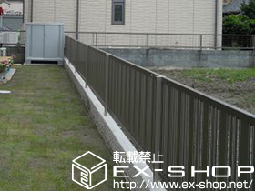 のフェンス・柵 ハイミレーヌR5型 フリーポールタイプ 施工例