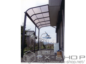 のテラス屋根 ライザーテラスII R型 1500 テラスタイプ 連棟　積雪〜50cm対応 施工例