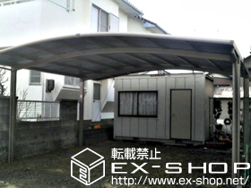 のカーポート カーブポートシグマIII ワイド　積雪〜20cm対応 施工例