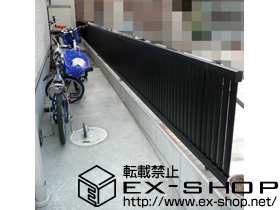 のフェンス・柵 シャレオR4型フェンス フリーポールタイプ 施工例