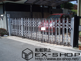 のカーゲート アルシャインII HW型Cタイプ ノンレール 片開き親子 施工例