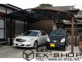 のカーポート プレシオスポート ワイド 積雪〜20cm対応 施工例