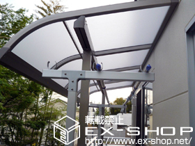 のバルコニー・ベランダ屋根 ライザーテラスII R型 屋根タイプ 単体 積雪〜20cm対応 施工例